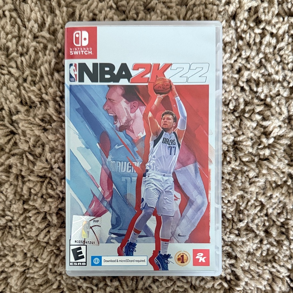 Nintendo NBA 2K22 for Switch - Red and Blue Design